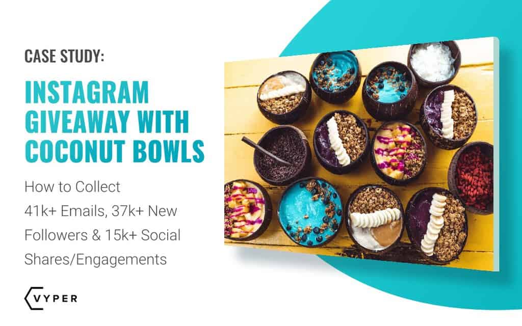 Instagram Giveaway Case Study: Collect 37k Followers, 41k emails & 15k shares