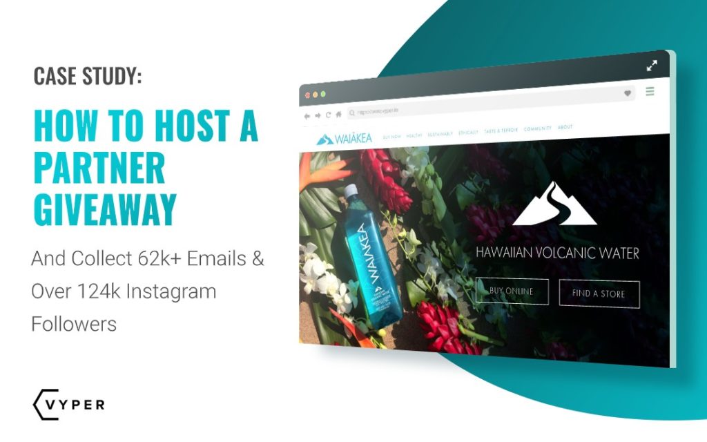 How to host a pertner giveaway