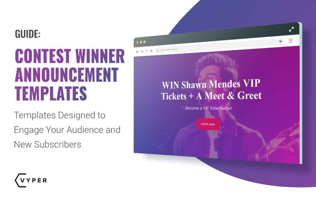 The Best Contest Winner Announcement Template & Examples