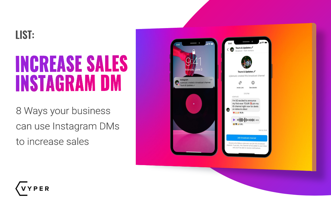 use instagram DMs to increase your sales
