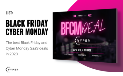 The Best Black Friday & Cyber Monday SaaS Deals 2023