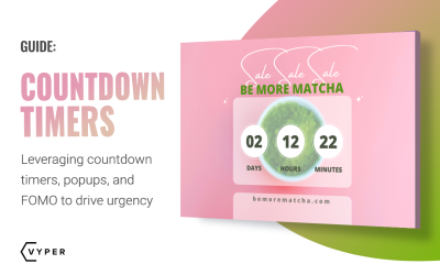 Leveraging Countdown Timers and Popups to Drive Urgency