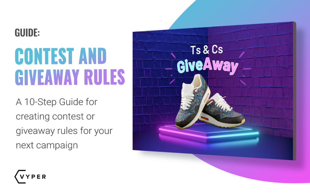 Contest and giveaway rules