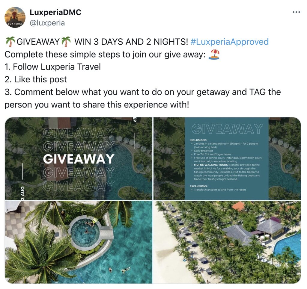 Luxperia Travel Giveaway