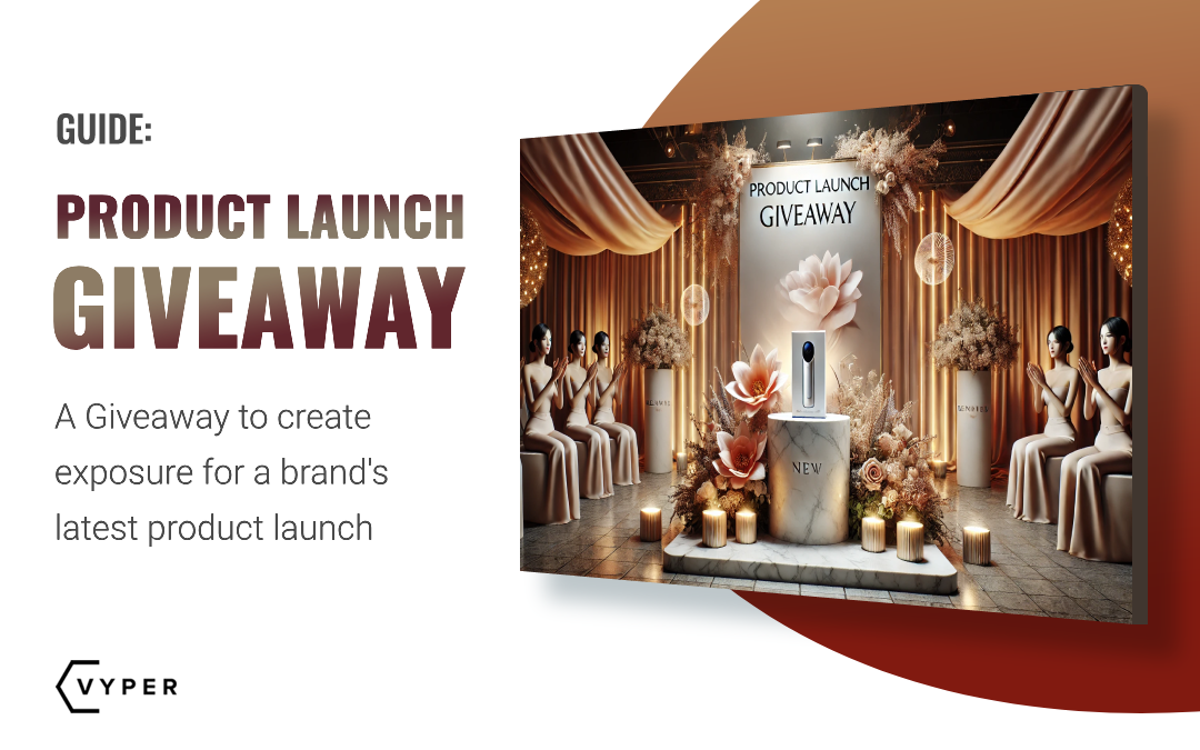 product launch giveaway