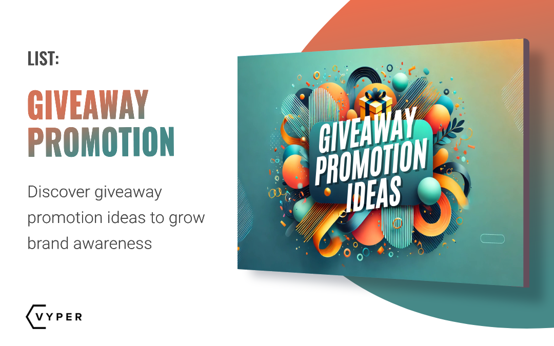 Giveaway promotion ideas