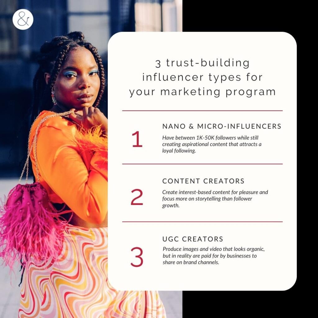 3 trust building influencer types